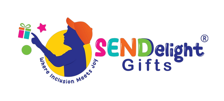 online toy shop sunderland UK SENDelight gifts logo with trademark