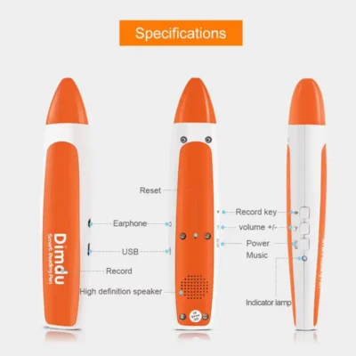dimdu smart pen specifications