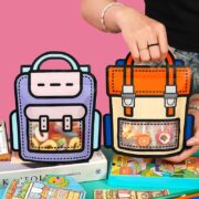 Gift bag school bag design small size