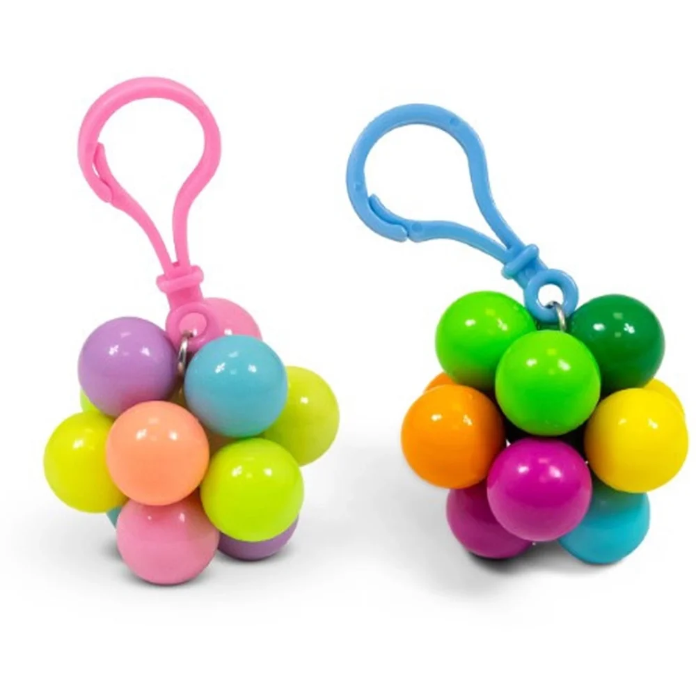 Key Ring Pack 3 atomic fidget ball
