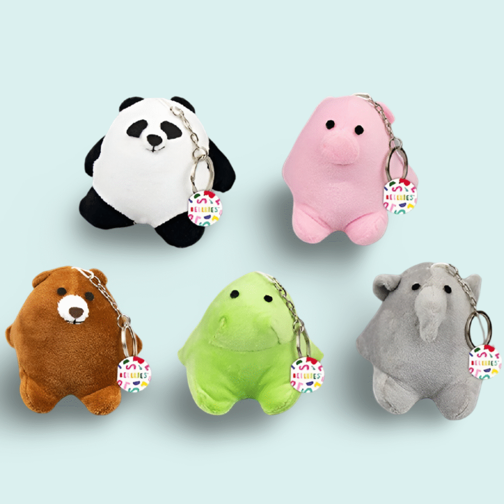 Key Ring Pack 4 Plush Bellie Keyring