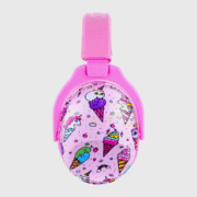 Noise-Cancelling-Kids-Earmuffs-ice-cream-design-left-side