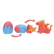 Reversible Dinosaur Egg red raptor