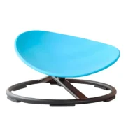 sensory swivel chair round shape blue