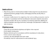 sensory swivel chair round shape instructions and maintenance guide