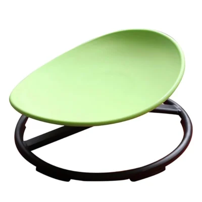 sensory swivel chair round shape light green