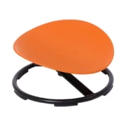 sensory swivel chair round shape orange