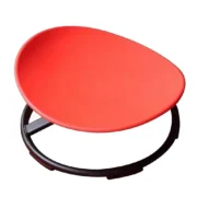 sensory swivel chair round shape red