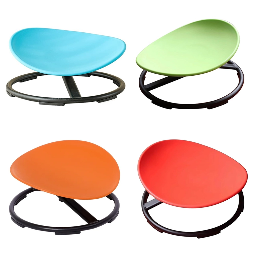 sensory swivel chair for kids round shape four colours