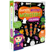 Colourmania Colouring Book -ECO-GHOSTS-WITCHES-MONSTERS-COLOURING