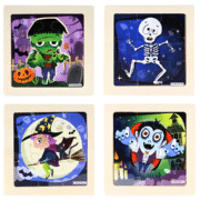 Halloween Puzzle wooden