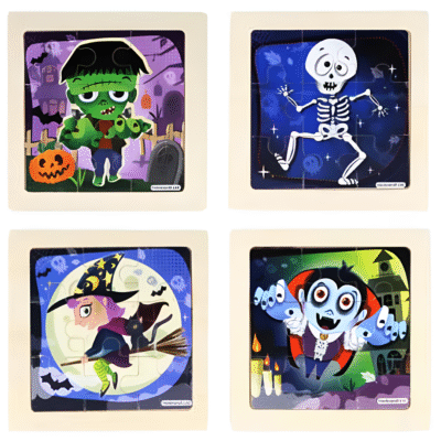 Halloween Puzzle wooden