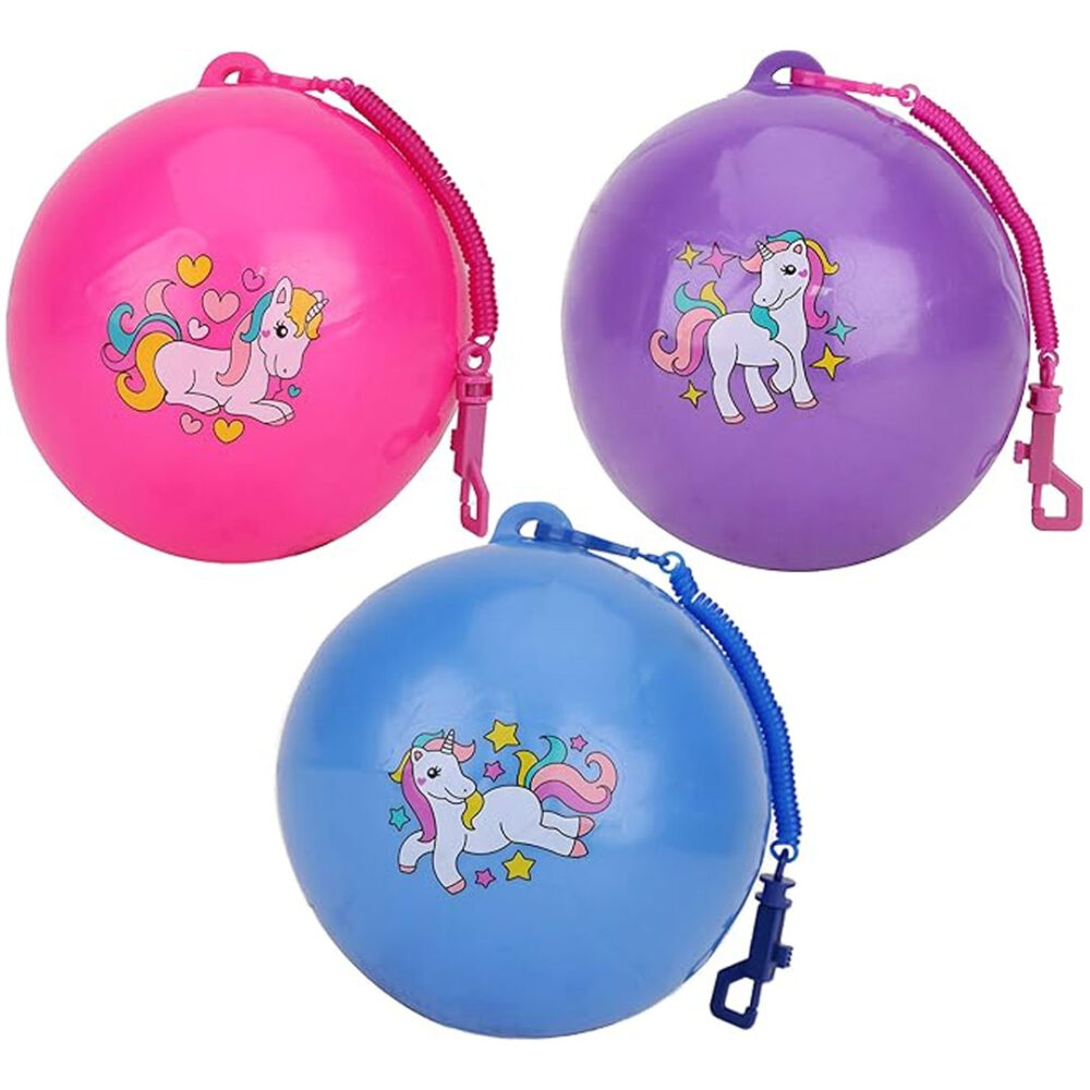 Key Ring Pack 9 Smelly Unicorn Ball with keychain