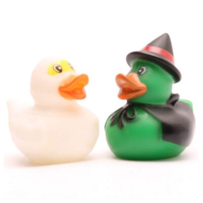 Halloween-Rubber-Ducks-white-green