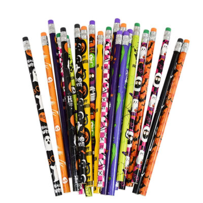 Wooden Halloween Pencils multi designs