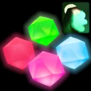 glow-in-the-dark Squishy Diamonds