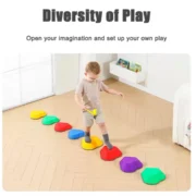 stepping stones heart shape diversity play