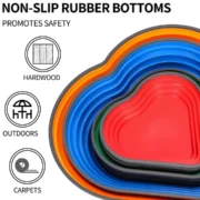 stepping stones heart shape specifications