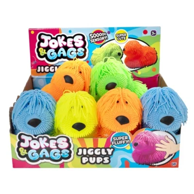 jokes and gags jiggly pups box