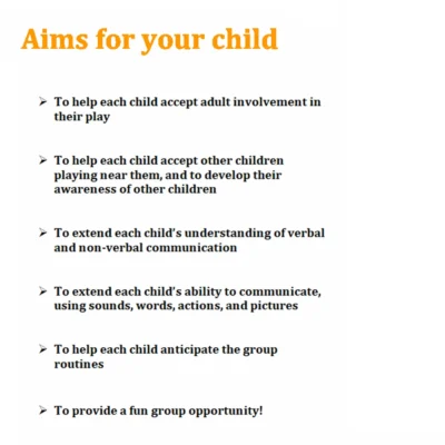 busy bees aims for your child