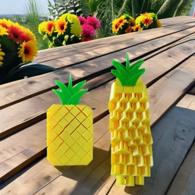 3D Printed Pineapple Telescopic fidget Toy