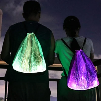 LED Light Drawstring Bag