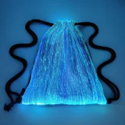 LED Light Drawstring Bag blue
