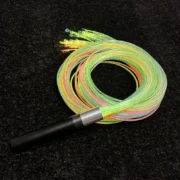 Rechargeable Sensory Fiber Optic LED Light Source Tail on full display