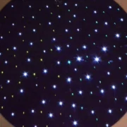 Sensory Carpet with LED Fibre Optic Lights blue light