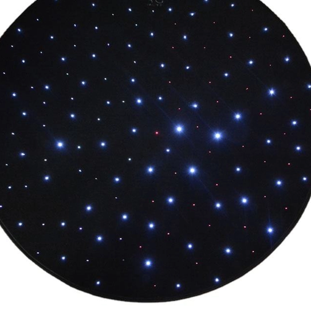 Sensory Carpet with LED Fibre Optic Lights blue and red light