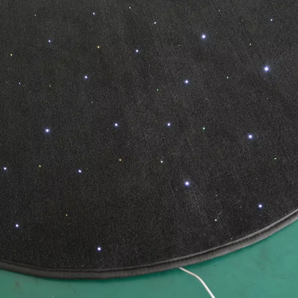 Sensory Carpet with LED Fibre Optic Lights material