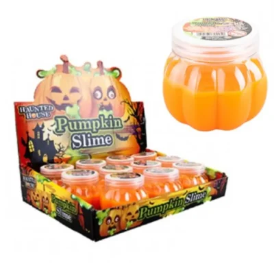 Halloween Pumpkin Slime Pot