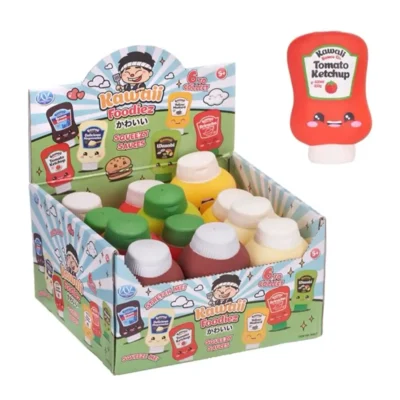 KAWAII SQUEEZE SAUCES 10CM with box