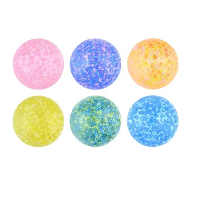 SQUEEZE BEADS BALLS 7CM 6 colours