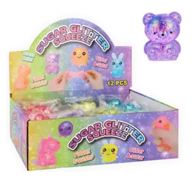 SQUEEZE BEAR WSUGAR & SPARKLE 6CM with box