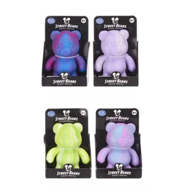 SQUEEZY STREET BEAR 4 colours