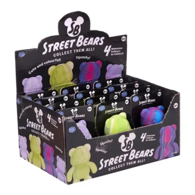 SQUEEZY STREET BEAR with box