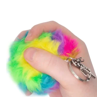 SQUISH BALL KEYCHAIN size