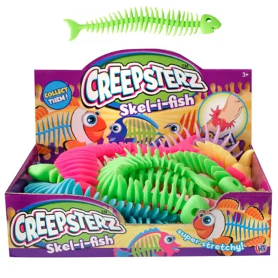 creepster skel i fish with box