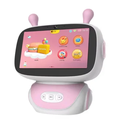 smart ai robot pink colour
