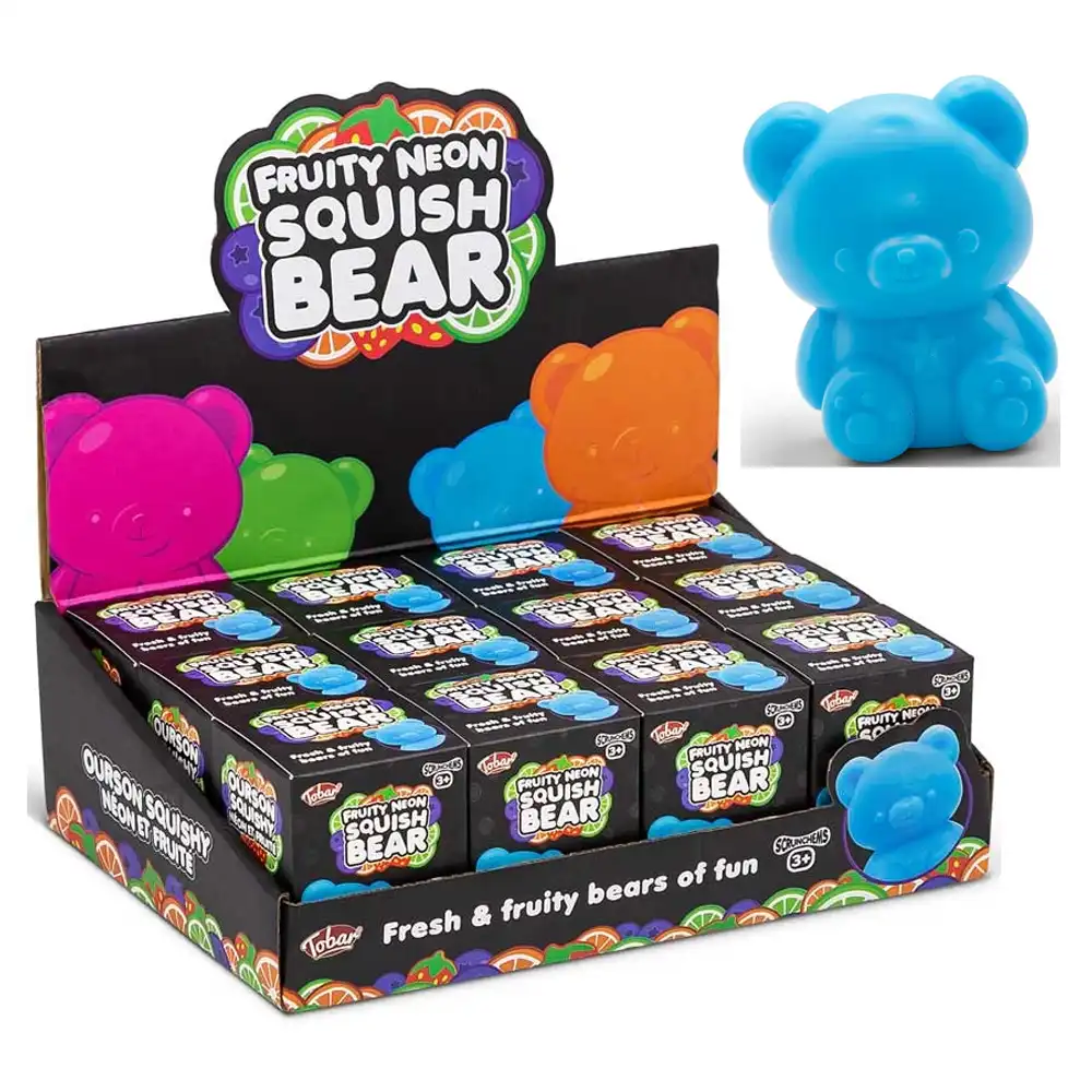 SCRUNCHEMS FRUITY NEON SQUISH BEARS
