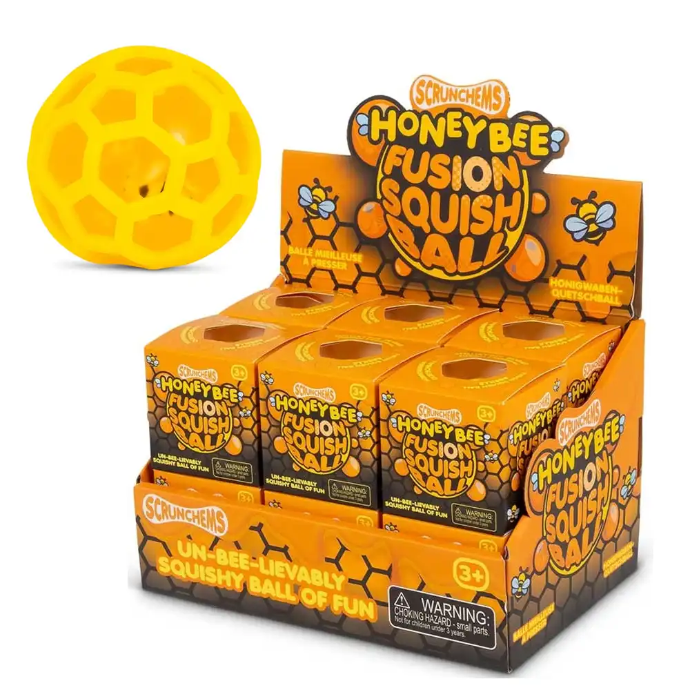 SCRUNCHEMS HONEYBEE FUSION SQUISHBALL