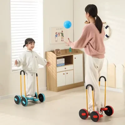 Pedal Walker With Handles red and blue