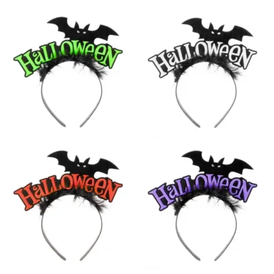 halloween bat headband variations