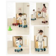 kids playing with Pedal Walker With Handles